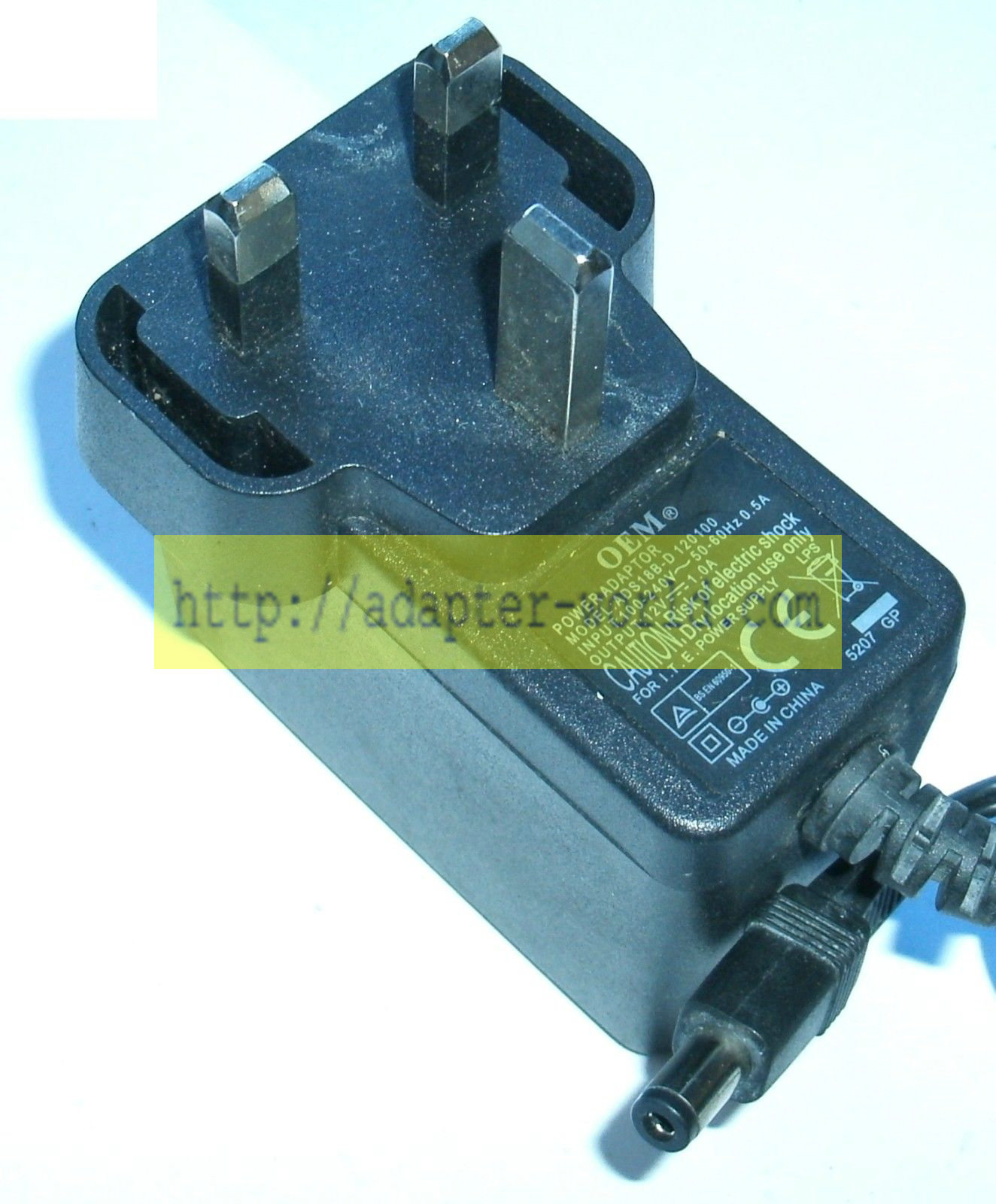 *Brand NEW* OEM ADS18B-D 120100 12V 1A AC/DC ADAPTER POWER SUPPLY